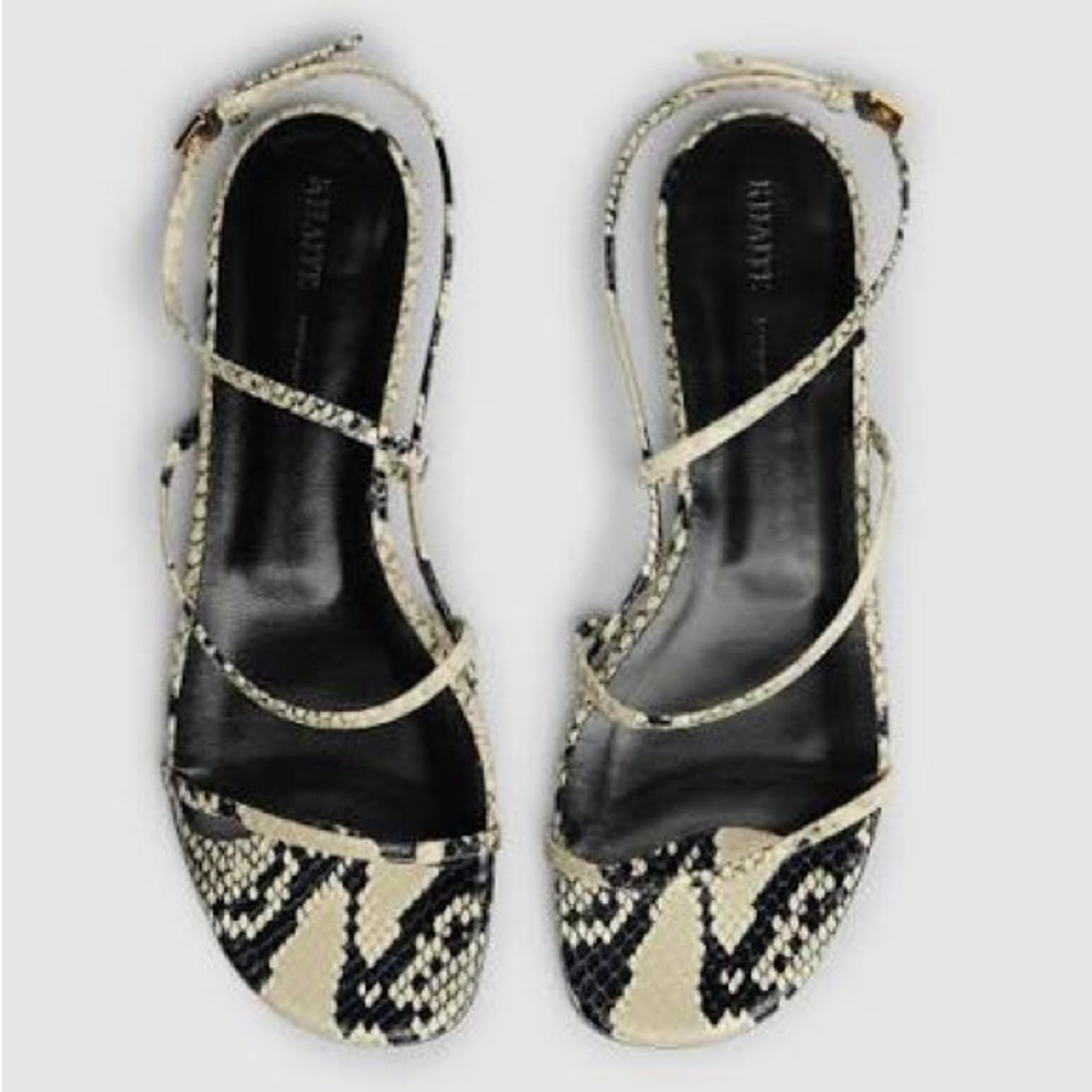 KHAITE Snake Loop Strap Sandals